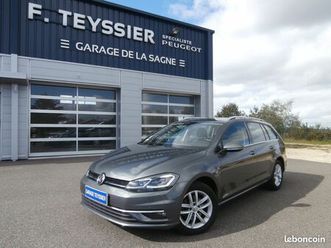 golf sw 2.0 tdi 150 cv 4 motion 4x4 – finition carat – gps – camera – car play – régulateur adaptatif – garantie 6 mois
