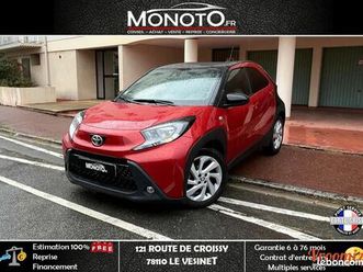 toyota aygo x 1.0 vvti 72 cv boîte auto cvt - apple carplay - camera de recul - entretien a jour
