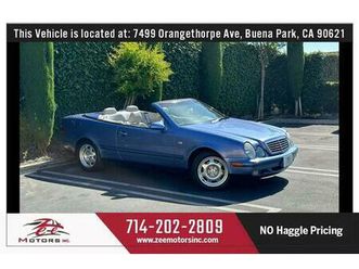 used 1999 mercedes-benz clk-class 320 cabriolet