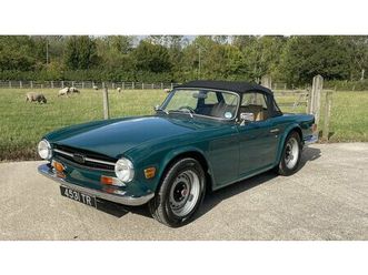 1970 triumph tr6 vert manuel, 4 vitesses conduite à droit...