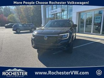 new 2026 volkswagen atlas cross sport 2.0t sel r-line black