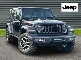 2025 jeep wrangler 2.0 gme rubicon auto 4wd euro 6 (start/stop) 4dr convertible petrol automatic