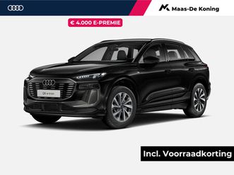 audi q6 e-tron advanced edition 252 pk · trekhaak, mechanisch draaibaar · sportstoel zwart leder-kunstl.