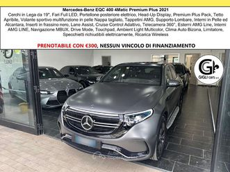 400 4matic premium plus amg cam360° tetto led navi