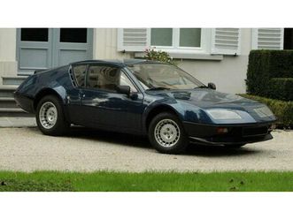 1984 renault alpine gta bleu foncé manuel, 5 vitesses con...