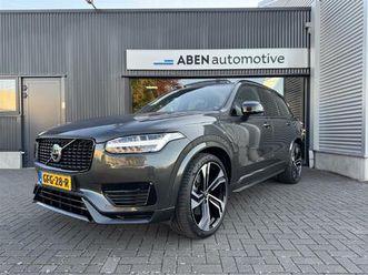 volvo xc90 t8 awd recharge plug-in r-design 7-persoons (pano|360|autopilot|luchtvering|trekhaak|leder)