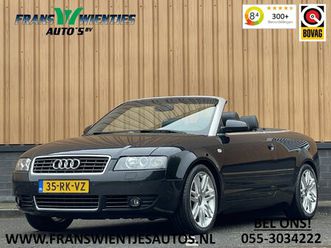 audi a4 cabriolet 3.0 v6 exclusive | cruise control | parkeersensoren | airconditioning | stoelverwarming | elektrisch bedienbare voorstoelen |