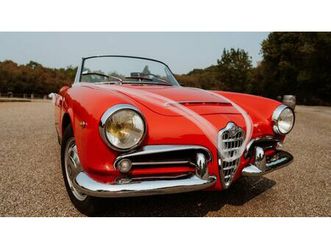 1963 alfa romeo giulia spider a vendre