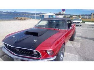 1969 ford mustang rouge automatique, 3 vitesses conduite...
