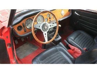 1972 triumph tr6 rouge manuel, 4 vitesses conduite à gauc...