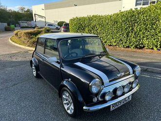 cooper sport 1.3-low mileage example-1 lady owner from new-finished in anthracite metallic-old english white roof & mirror caps-13 inch alloy wheels-w