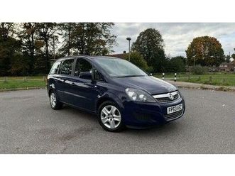 vauxhall zafira 1.6 16v exclusiv mpv 5dr petrol manual euro 5 (115 ps)