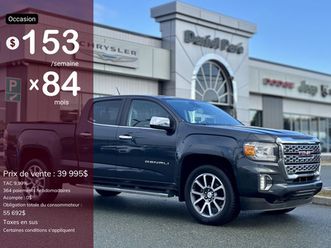 gmc canyon 2021 denali crew cab 128 po | awd | cuir | jamais accident