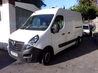 2020 vauxhall movano 2.3 turbo d 135ps l1 h2 van panel van diesel manual