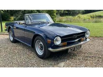 1972 triumph tr6 bleu manuel, 4 vitesses conduite à droit...