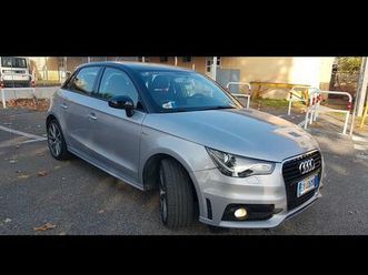 audi a1 sline argento e nera