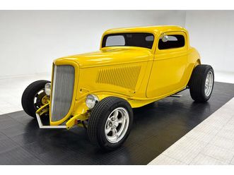 1934 ford model 40 3 window coupe
