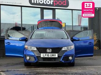 honda civic 1.6 i-dtec sr tourer 5dr diesel manual euro 5 (start/stop) (120 ps)