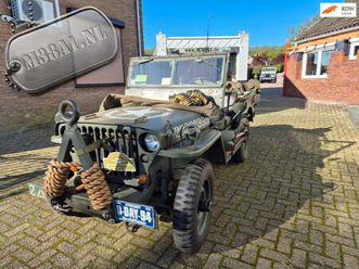 jeep 4x4 cj - mb 1943 met mechanische lier