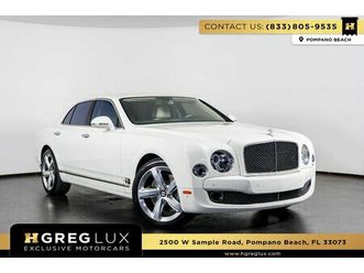used 2016 bentley mulsanne speed pompano beach fl 33073