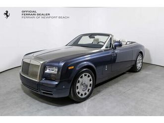used 2013 rolls-royce phantom drophead coupe newport beach ca 92663