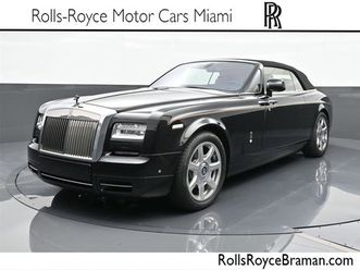 used 2015 rolls-royce phantom drophead coupe miami fl 33137
