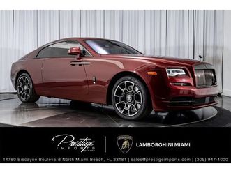 used 2018 rolls-royce wraith north miami beach fl 33181