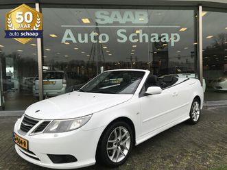 saab 9-3 cabrio 1.8t vector | rijklaar incl garantie | hirsch 195 pk trekhaak afneembaar parkeersensoren