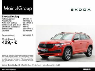 skoda kodiaq 2.0 tdi 4x4 dsg sportline stdhz matrix