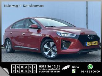 hyundai ioniq premium ev incl.btw trekhaak pano leer stoelverw+ventilatie adap.cruise keyless bomvol!