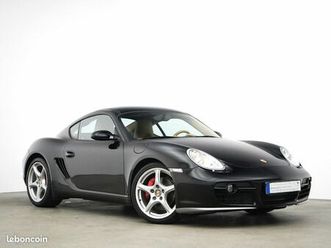 porsche cayman s 987 3.4 i 295 ch pack sport chrono + cuir cognac + pcm