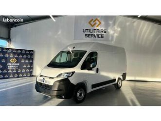 nouveau citroen jumper 33 l2h2 2.2 140 cv bvm6 blanc pack premium connect neuf / tva recuperable