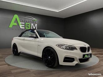 bmw m235i cabriolet 326ch • 6 cylindres • bva zf8 • reconditionnée 3750 19’’ • carplay/android auto