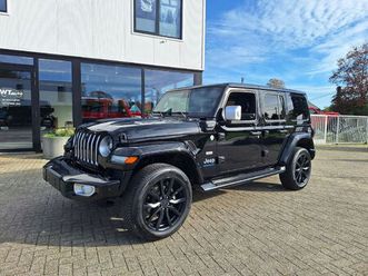 jeep wrangler wrangler unlimited 2.0 phev sahara vip pack