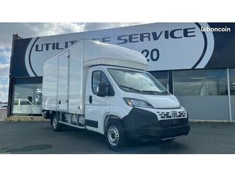 41 990 ht / fiat ducato maxi 180cv caisse 20m3 hayon porte latérale et capucine / neuf