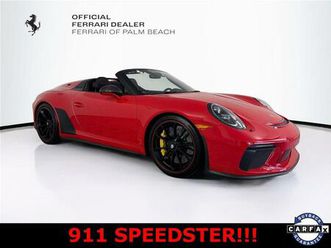 used 2019 porsche 911 speedster