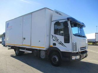 eurocargo 75/18 e5 furgone 6m+pedana caricatrice