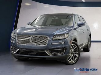 lincoln nautilus 2019 reserve/awd/cuir/mags/toit pano/4cyl 2.0l ecoboost