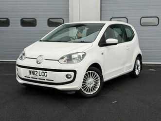 2012 volkswagen up! 1.0 high up 3dr hatchback petrol manual