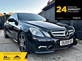 2009 mercedes-benz e-class 5.5 e500 sport coupe 2d auto