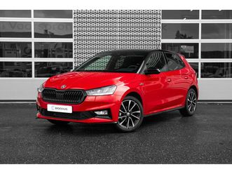 škoda fabia benzine hatchback 1.0 tsi 95pk monte carlo | achteruitrijcamera | stoelverwarming | apple carplay /android auto