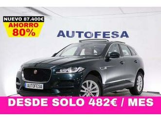 jaguar f-pace 3.0d v6 300cv 4wd portfolio auto 5p s/s # techo ele, navy, cuero
