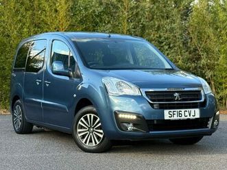 2016 peugeot partner 1.6 bluehdi tepee allure (100bhp) etg