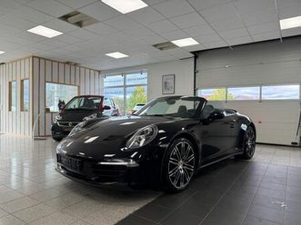 porsche 911 carrera/black edition cabriolet/service neu