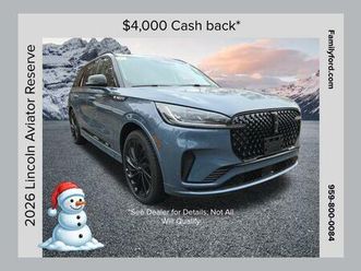 new 2026 lincoln aviator reserve awd