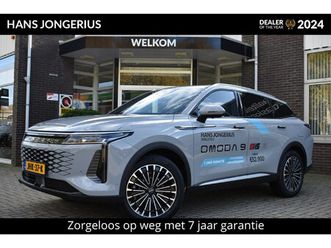 omoda 9 shs premium | schuif/kanteldak | 360 camera | leder | hud | sony | applecarplay/androidauto | stuur/stoelverwarming | adapt. cruise control | climate co