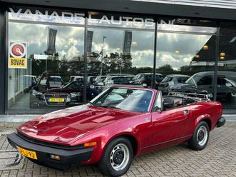 triumph tr7 2.0 softtop oldtimer! rvs uitlaat bagagerek windscherm apk 9-2026!