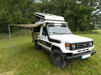 toyota land cruiser hzj78 buschtaxi expeditionsfahrzeug