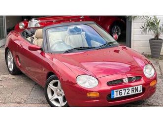 1999 mg mgf rouge manuel, 5 vitesses conduite à droite in...