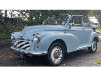 1960 morris minor bleu manuel, 4 vitesses conduite à droi...